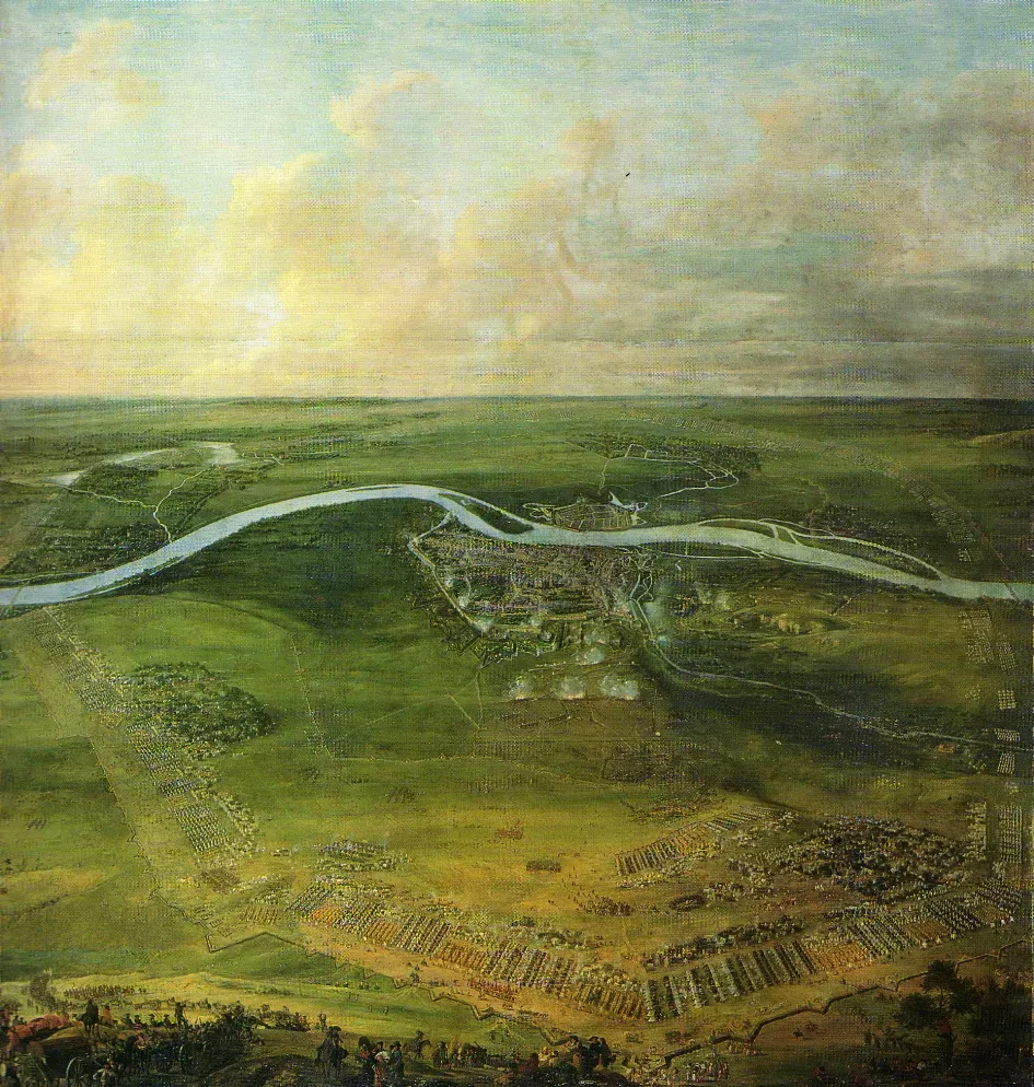 Beeld van Maastricht in 1673