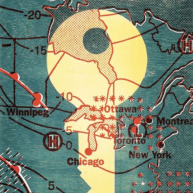 Detail uit een werk van Angelo Evelyn