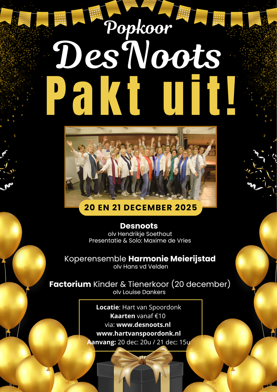 aankondiging concerten desnoots