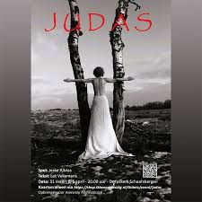 aankondiging theatervoorstelling Judas
