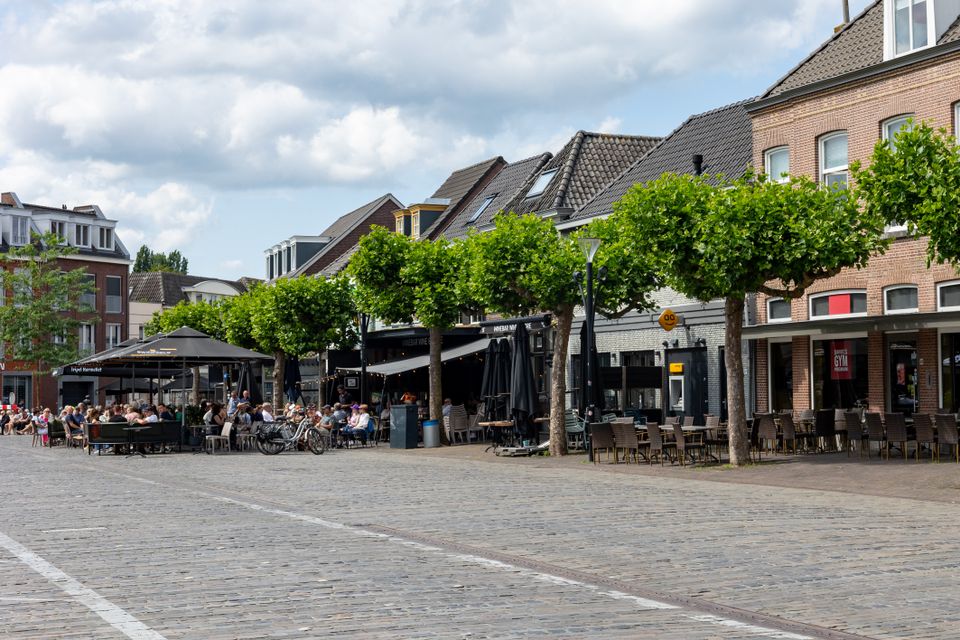 Vol terras op de Markt