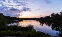 Foto schemer op de Kampina