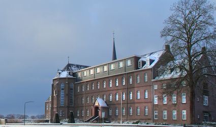 Holy Blood Mission Monastery in winter