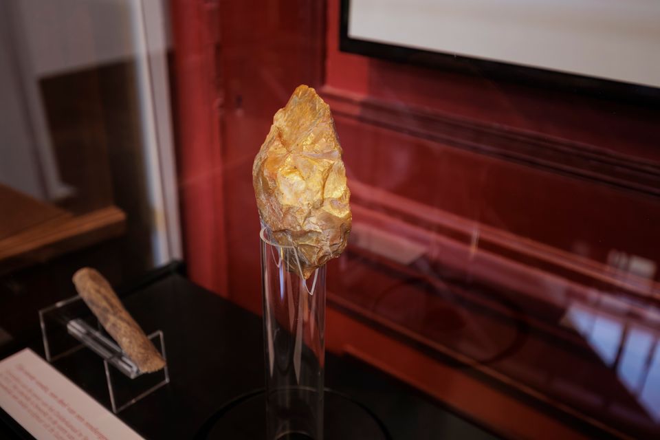 Vuursteen in Museum Opsterlân.