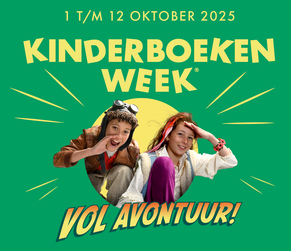 Affiche Kinderboekenweek 2025 - Vol Avontuur!