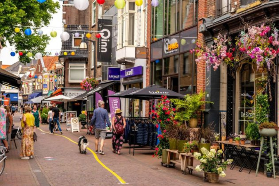 De binnenstad van Meppel
