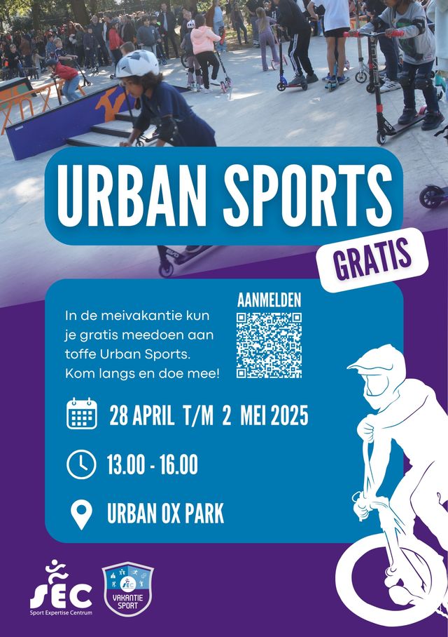 Poster SEC Vakantiesport - Urban Sports