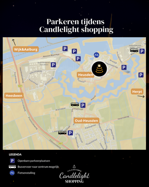 Ticket places parking Heusden Candlelight