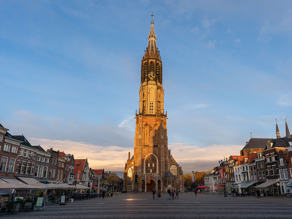 De Nieuwe Kerk in het centrum van Delft