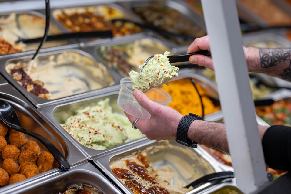Vegaparadijs inscheppen van smeersels