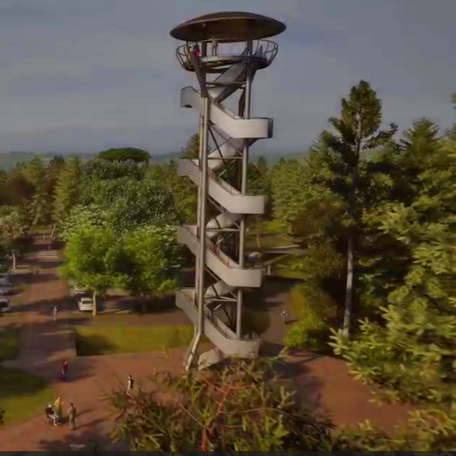 Impressie Poort van de Veluwe met uitkijktoren