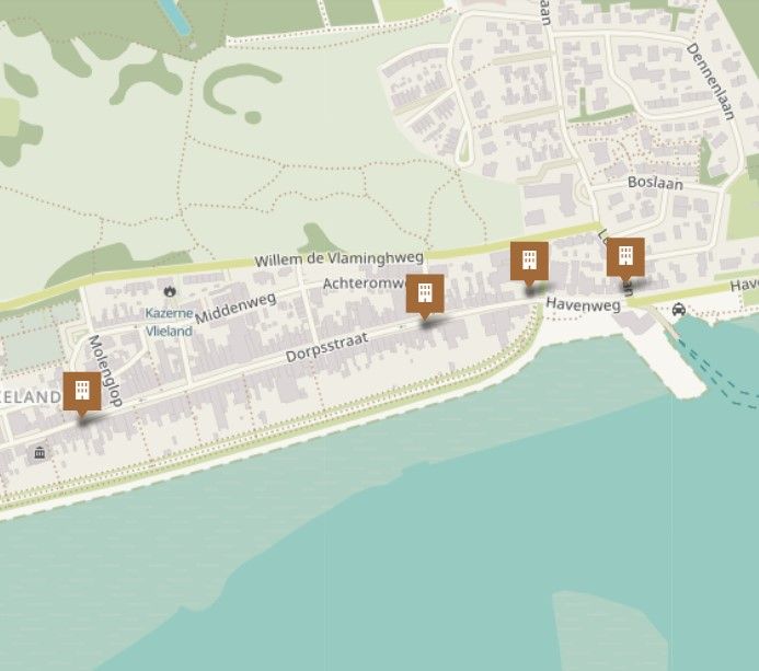 Kaartje Fietsverhuurders Vlieland Hondenkar