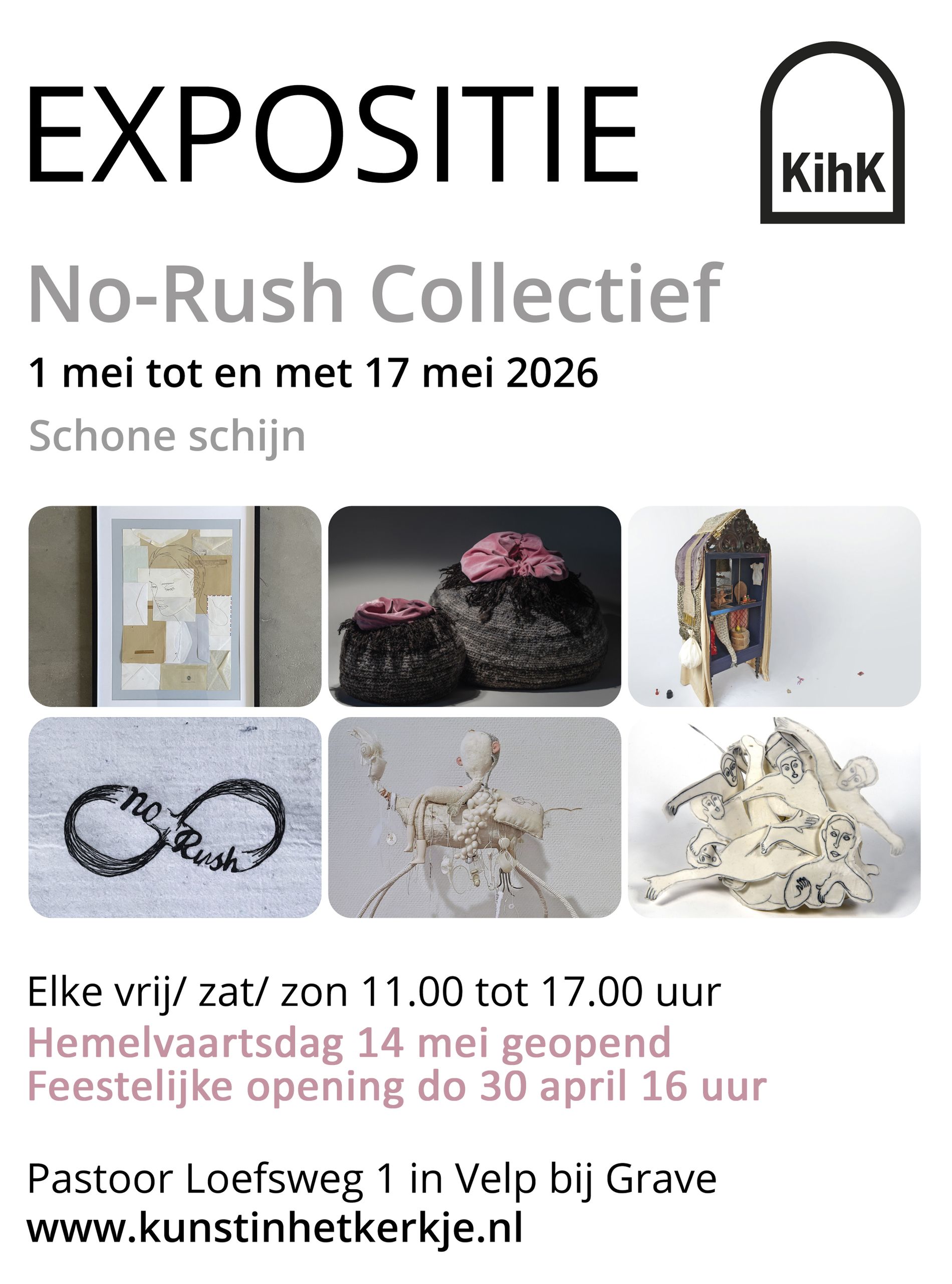 Expositie No-Rush Collectief in Vincentiuskerk Velp