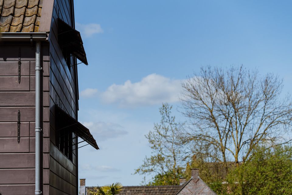 The shutters of the old tanning barn in Sprang-Capelle