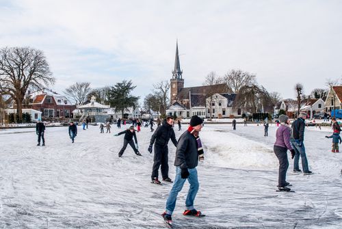 Schaatsen in Broek in Waterland