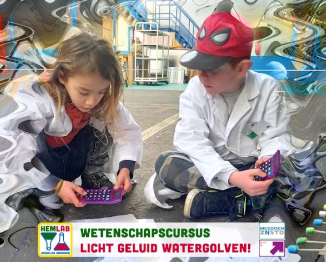 Cursus: Licht geluid water golven! 8-12 jaar