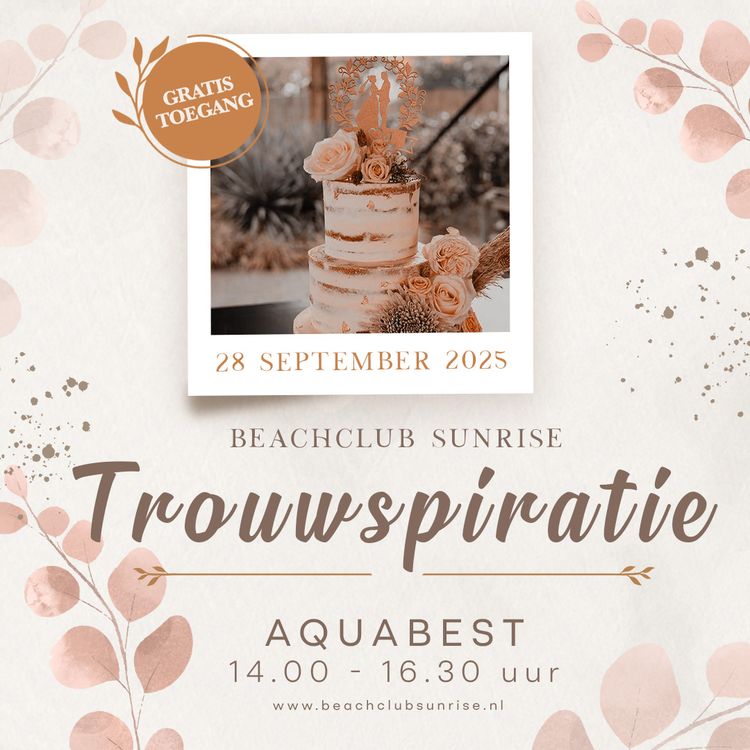 Trouwspiratie Beachclub Sunrise