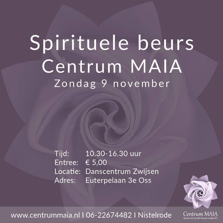 Spirituele beurs 9 november