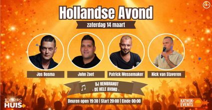 Een poster van het concert