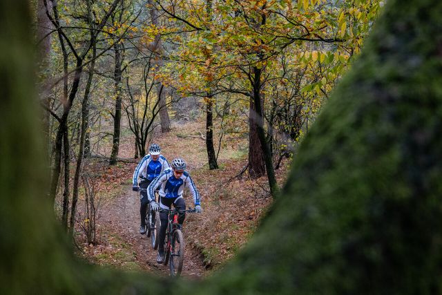 MTB'er in Asten in De Peel