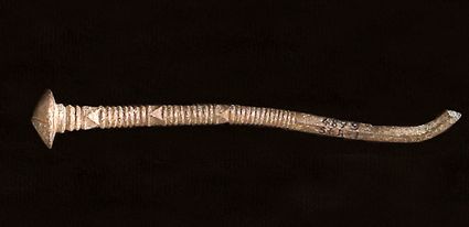 Laat-Romeinse bronzen haarnaald van de Steenheuvel.