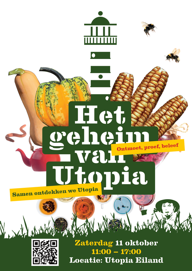 Flyer van Het Geheim van Utopia op 11 oktober 2025
