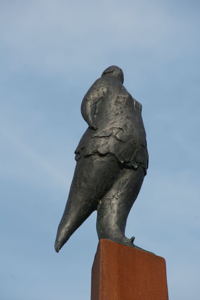 Elfstedentocht beeld Aukje in Franeker