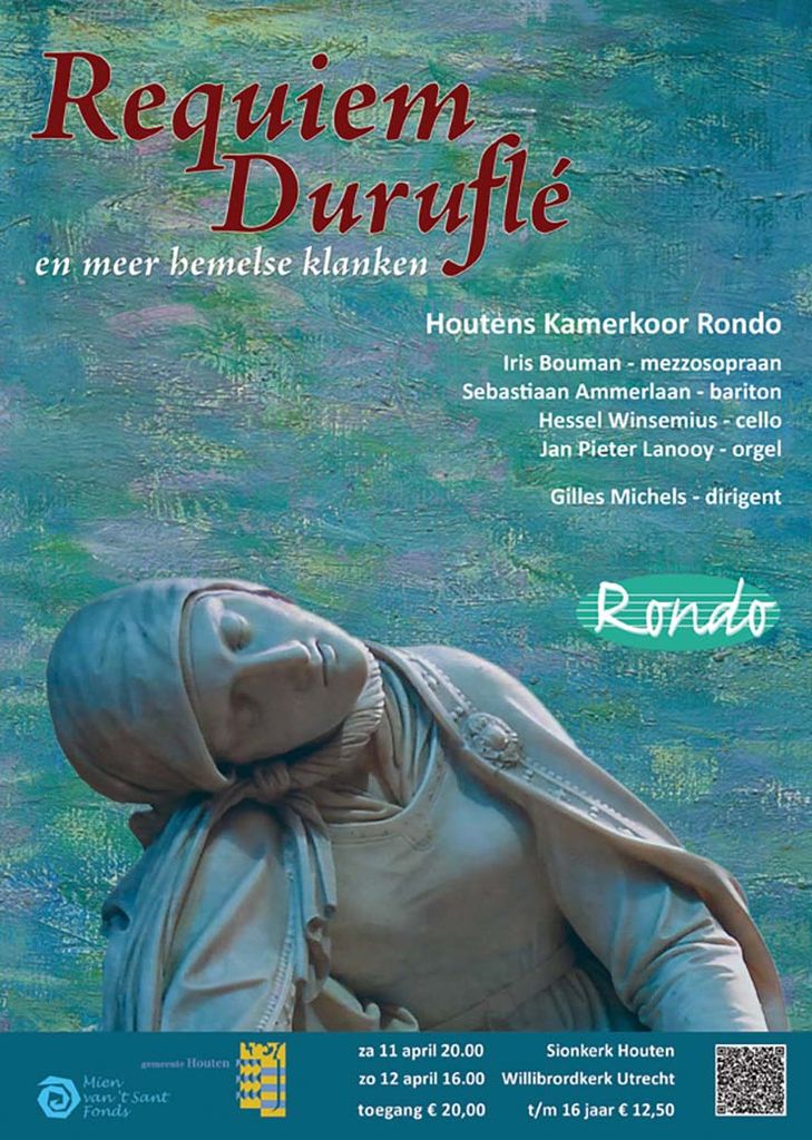 Kamerkoor Rondo: Requiem Duruflé en meer hemelse klanken