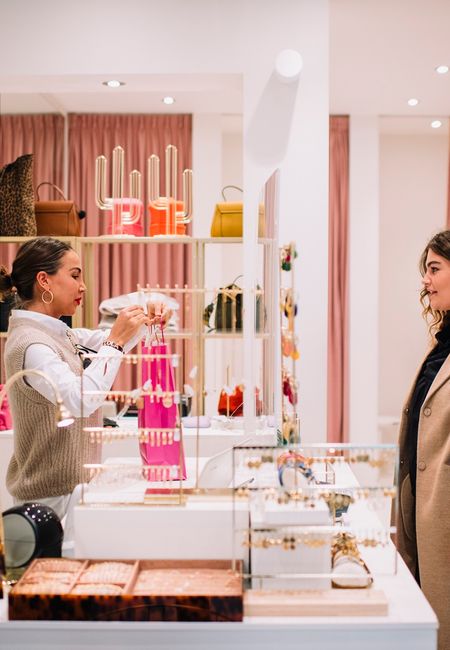 Shoppen in een boetiek