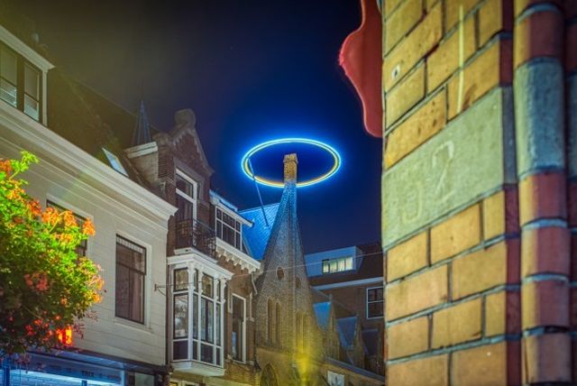 Minrebroederstraat - lichtkunstwerk