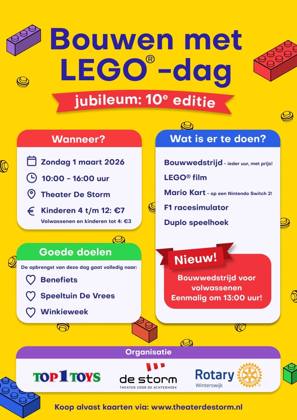 Bouwen met lego dag