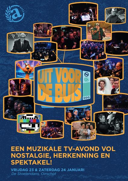 aankondiging concert Arti Uit voor de buis