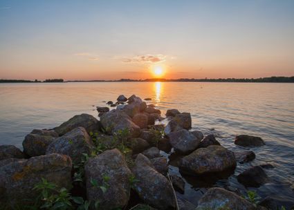 zonsondergang bij Nulde