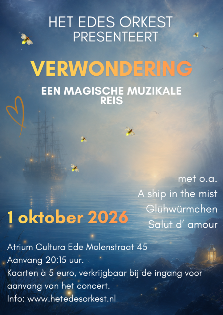 Flyer Verwondering Edes Orkest