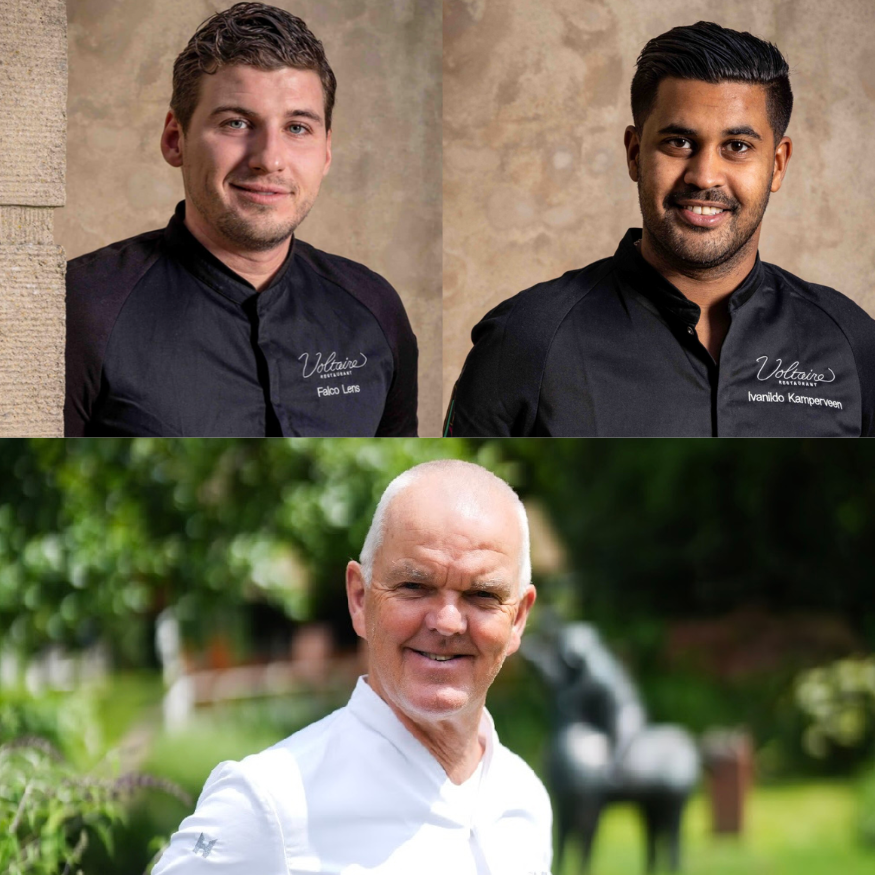 De Chefs tijdens het FOUR hands diner