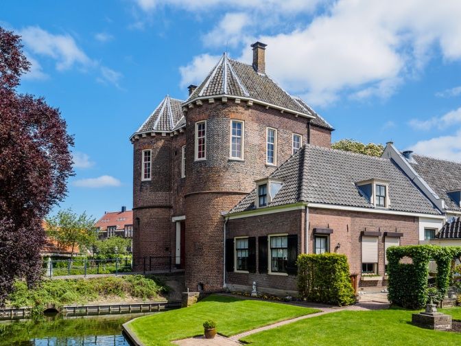 Ingang brug bij Kasteel Montfoort