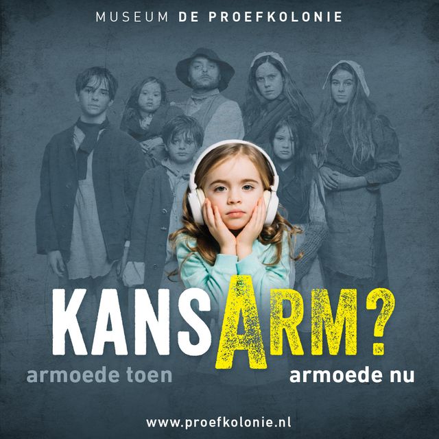Visual van de expositie KansArm? Meisje met koptelefoon