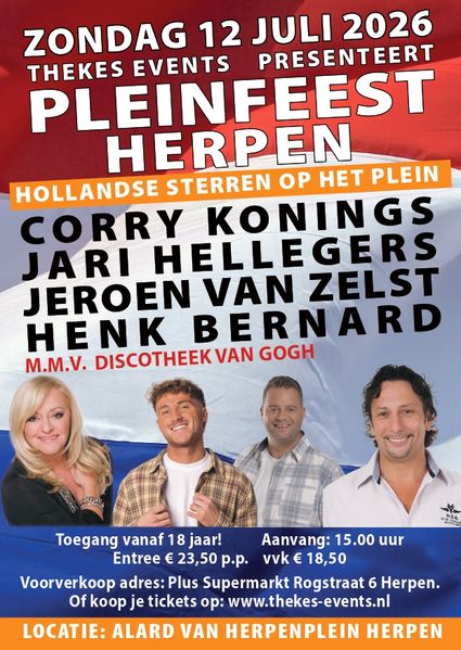 Flyer pleinfeest herpen