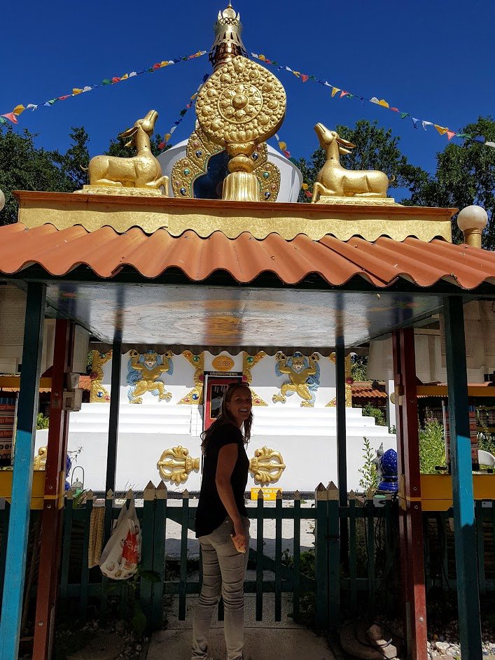 De boeddhistische Stoepa in Hantum