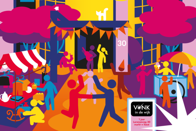 Uitsnede van poster Vonk Fest
