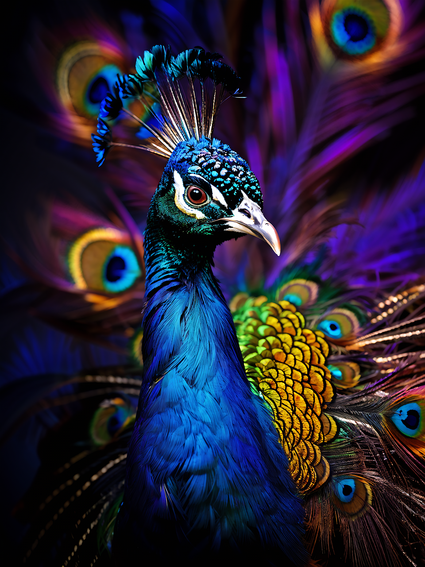Blauwe vogel