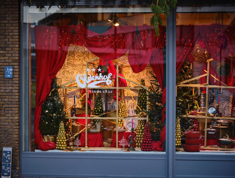 Oldenhof kerst etalage