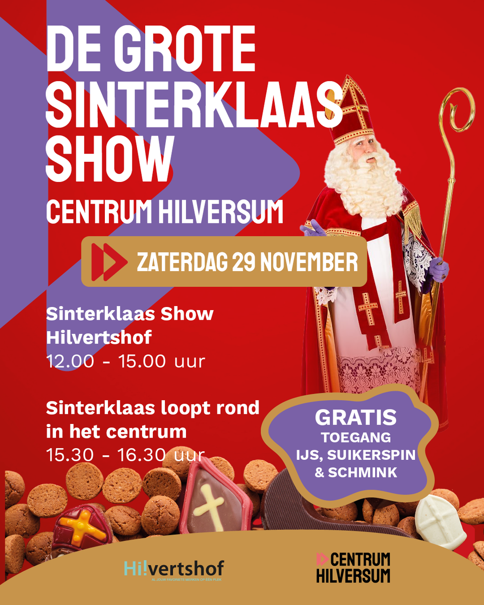 Sinterklaas &  De Pietenband in het centrum