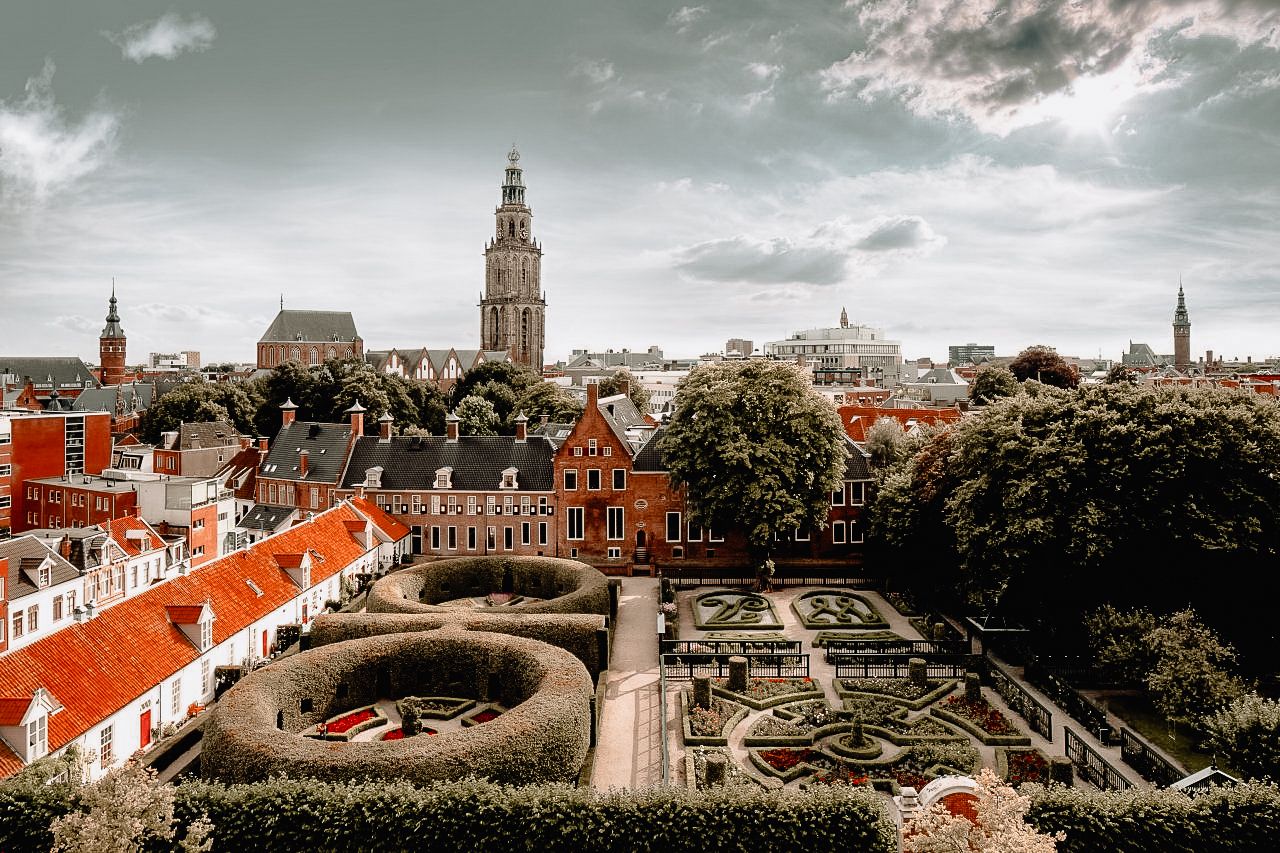 Prinsentuin in Groningen stad