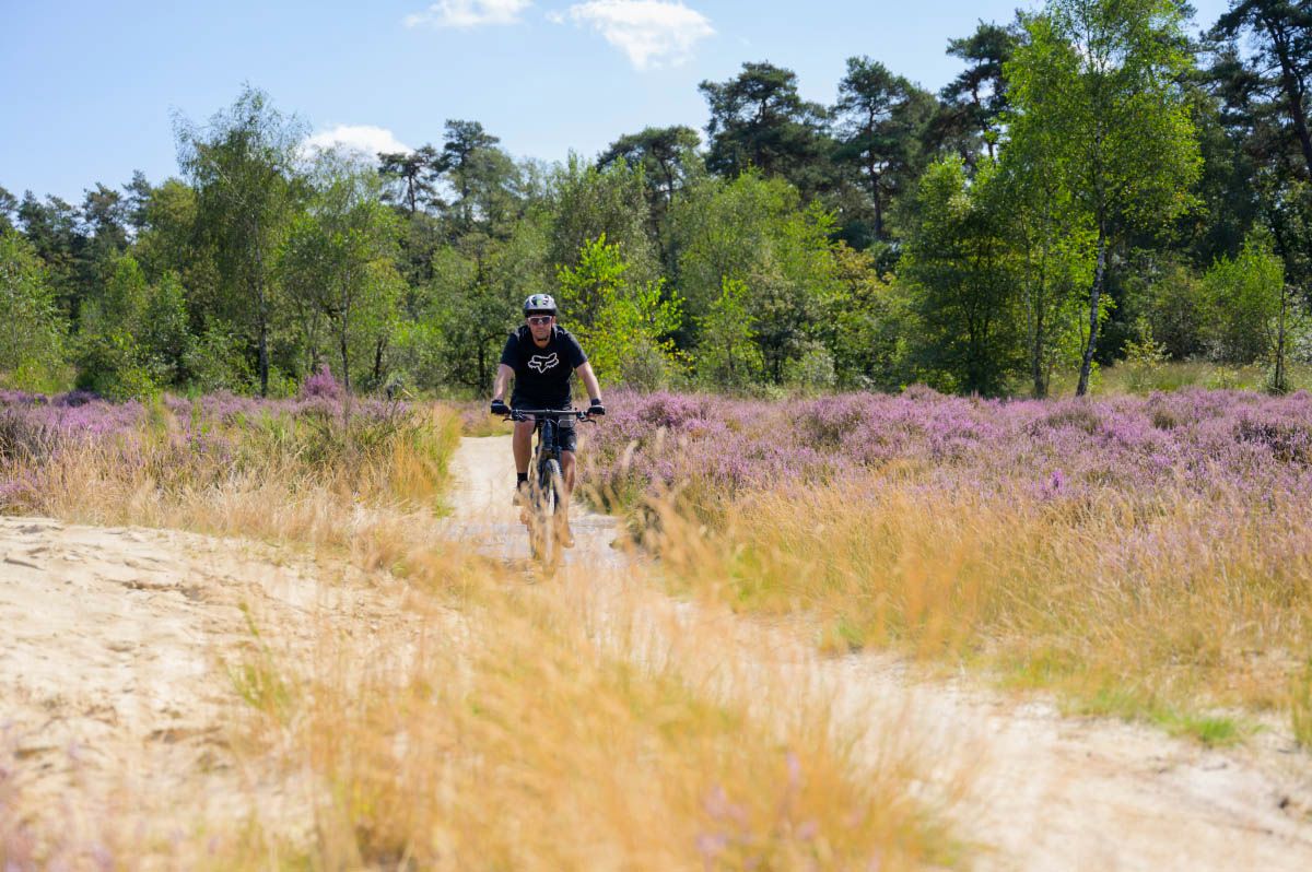1 mtb'er op het parcours