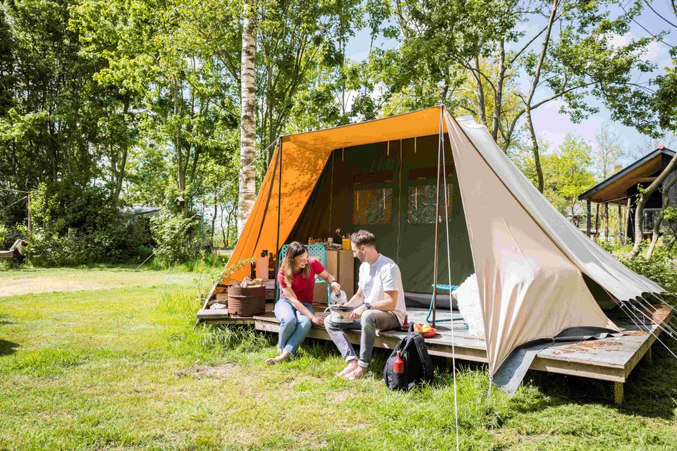 Kamperen op camping