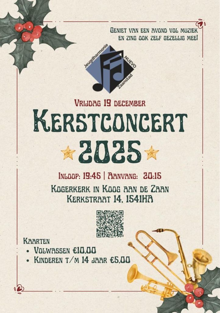 Kerstconcert Jeugdharmonie NUEVO