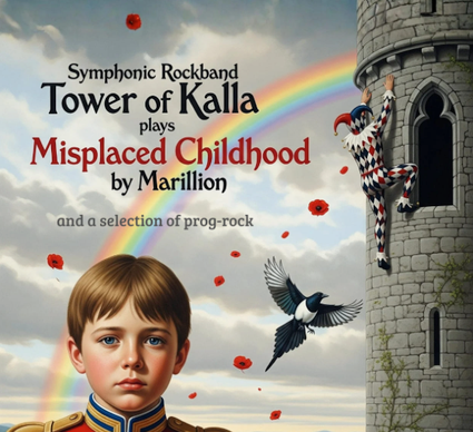 De poster van de band Tower of Kalla plays Marillion