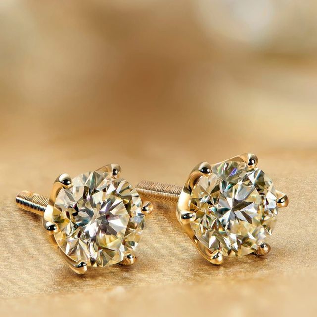 oorbellen met diamanten