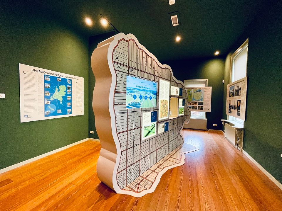 Werelderfgoedzaal bij Bezoekerscentrum Beemster